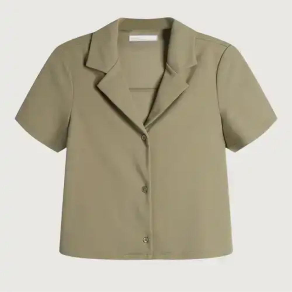 Oak and fort collard button up shirt